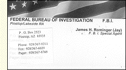 FBI Card