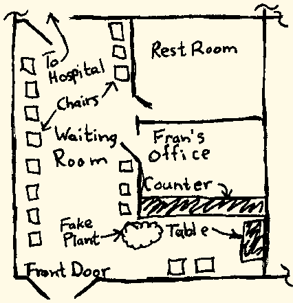 Sketch of Fran's Office