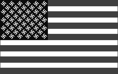 Flag Grayscale Swastika